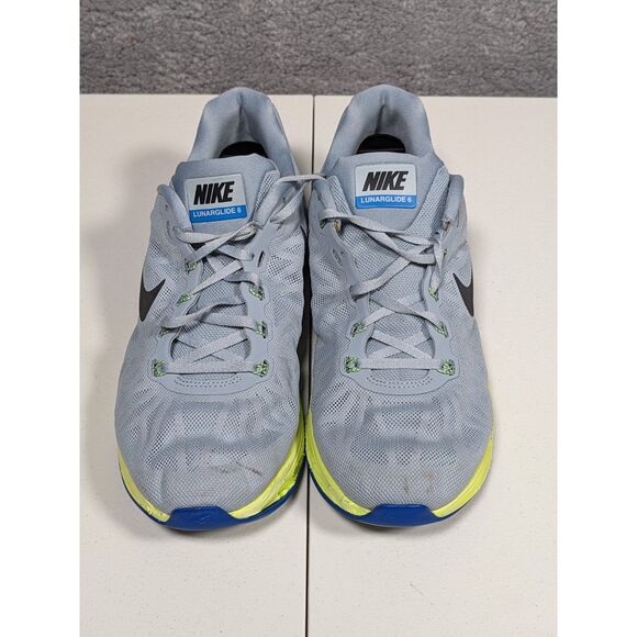 Nike Men's Lunarglide 6 Athletic Running Shoes 654433-005 Gray Blue Size US 11.5 - Picture 2 of 8